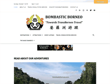 Tablet Screenshot of bombasticborneo.com